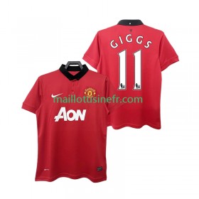 Maillot de Foot Manchester United GIGGS 11 2013 2014 Domicile Retro